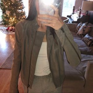 Free People Cool & Clean Faux Suede Moto Jacket